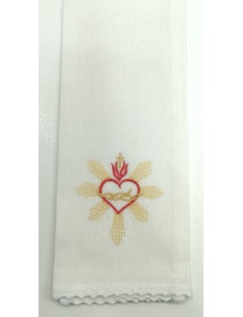 Purificator cu o inimă într-o coroană - 100% bumbac