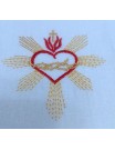 Purificator with a heart in a crown - 100% cotton