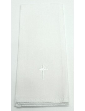 Purificator white cross - 100% cotton