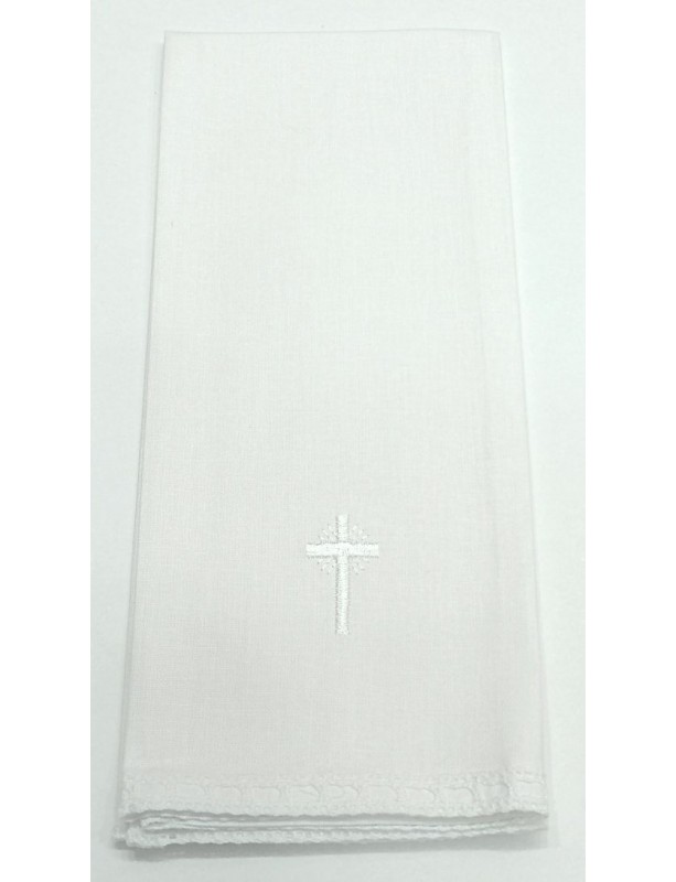 Purificator weißes Kreuz - 100% Baumwolle