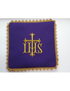 Conjunto de lino para cáliz morado - IHS