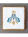 Pale brodé M motif marial