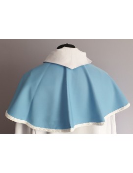 Marian blue altar server cloak / hood