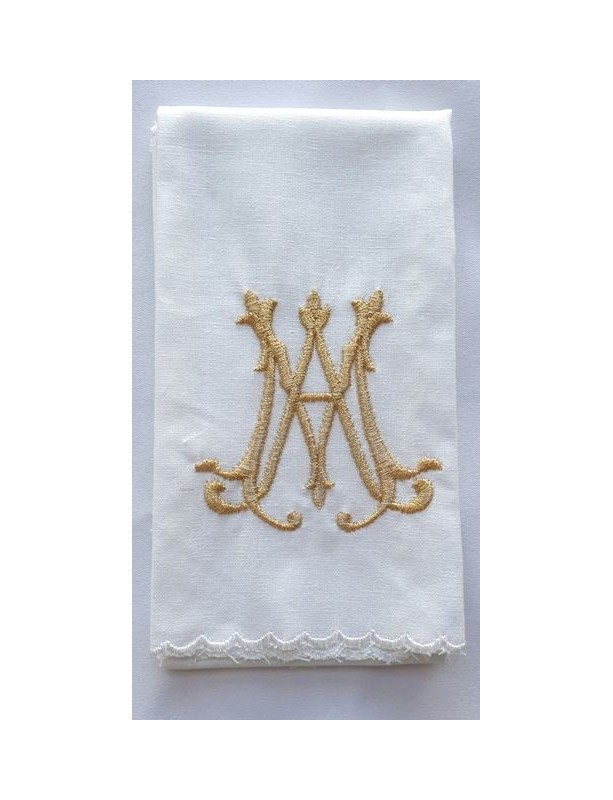 Purificator gold Marian emblem - 100% cotton