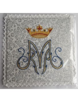 Pale brodé motif marial (M) (3)