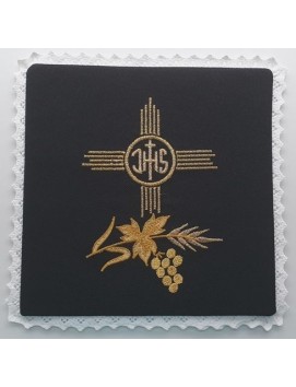 Pale brodé IHS noir