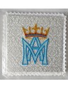 Chalice pall embroidered Marian pattern M (12)