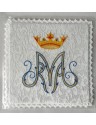 Chalice pall embroidered Marian pattern M (13)
