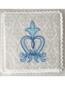 Chalice pall embroidered Marian pattern M (14)