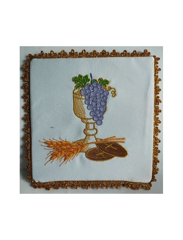 Pale brodé, raisins
