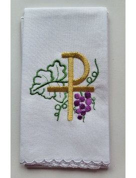 Embroidered purificator - 100% cotton (1)