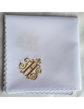 Corporal embroidered in 4 corners - IHS gold