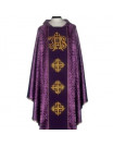 Damask Chasuble with Gold Embroidered Motifs