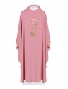 Casula ricamata con ricamo ornamentale - rosa (H9)