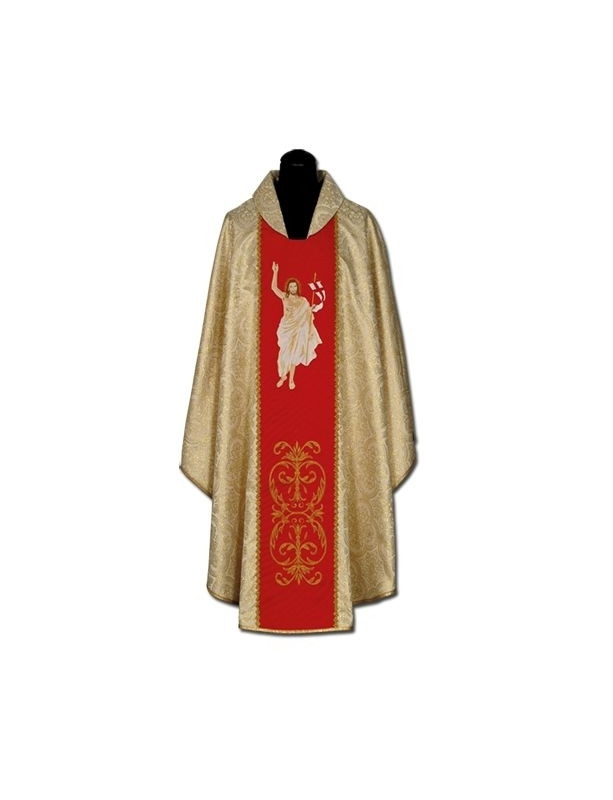 Besticktes Messgewand Christus der Auferstandene