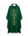 Embroidered chasuble with IHS and PAX - green (H34)
