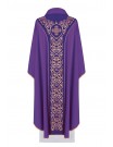 Chasuble decorated with embroidery on velvet - purple (H44).