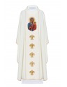 Casula immagine della Nostra Signora di Czestochowa - écru (H45)