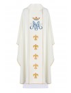 Chasuble image of Our Lady of Czestochowa - ecru (H45)