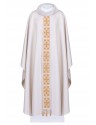 Embroidered chasuble, decorative stones - gold (H59)