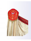 Gold cope with red IHS stripe + stole