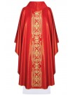 Chasuble richly embroidered, shining fabric - red (H79)