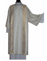 Dalmatic color white - rosette