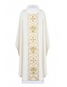 Chasuble embroidered with the symbol of the Cross - ecru (H152)