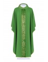 Chasuble richly embroidered - green (H155)