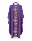 Chasuble richly embroidered - purple (H158)