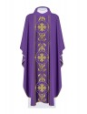 Casula riccamente ricamata - viola (H158)