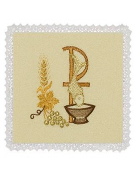 Calice écru motif poisson et calice