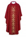 Chasuble richly embroidered IHS - red (H162)