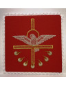 Holy Spirit red chalice pall