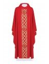 Chasuble Embroidered Cross - red (H176)