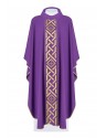 Chasuble Embroidered Cross - purple (H177)