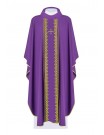 Chasuble Embroidered Cross - purple (H178)