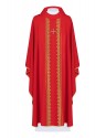 Embroidered Chasuble of the Cross - red (H179)