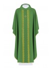 Chasuble Embroidered Cross - green (H180)