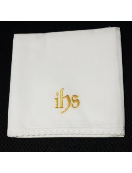 Korporál so zlatým ornamentom IHS