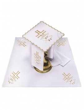 Chalice linen set embroidered (18H)