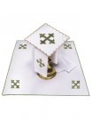 Chalice linen set embroidered cross (21H)