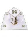 Chalice linen set embroidered cross (21H)