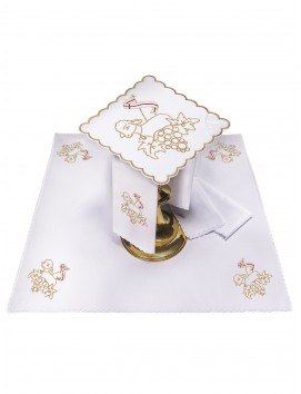 Conjunto de linho para cálice para a Páscoa - Cordeiro