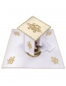 Chalice linen set embroidered with IHS (29H)