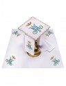 Chalice linen set embroidered Marian pattern (58H)