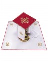 Chalice linen set embroidered -Jerusalem Cross (31H)