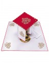 Chalice linen set embroidered - IHS (33H)