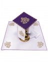 Chalice linen set embroidered - IHS (35H)