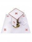 Chalice linen set embroidered - cross (36H)